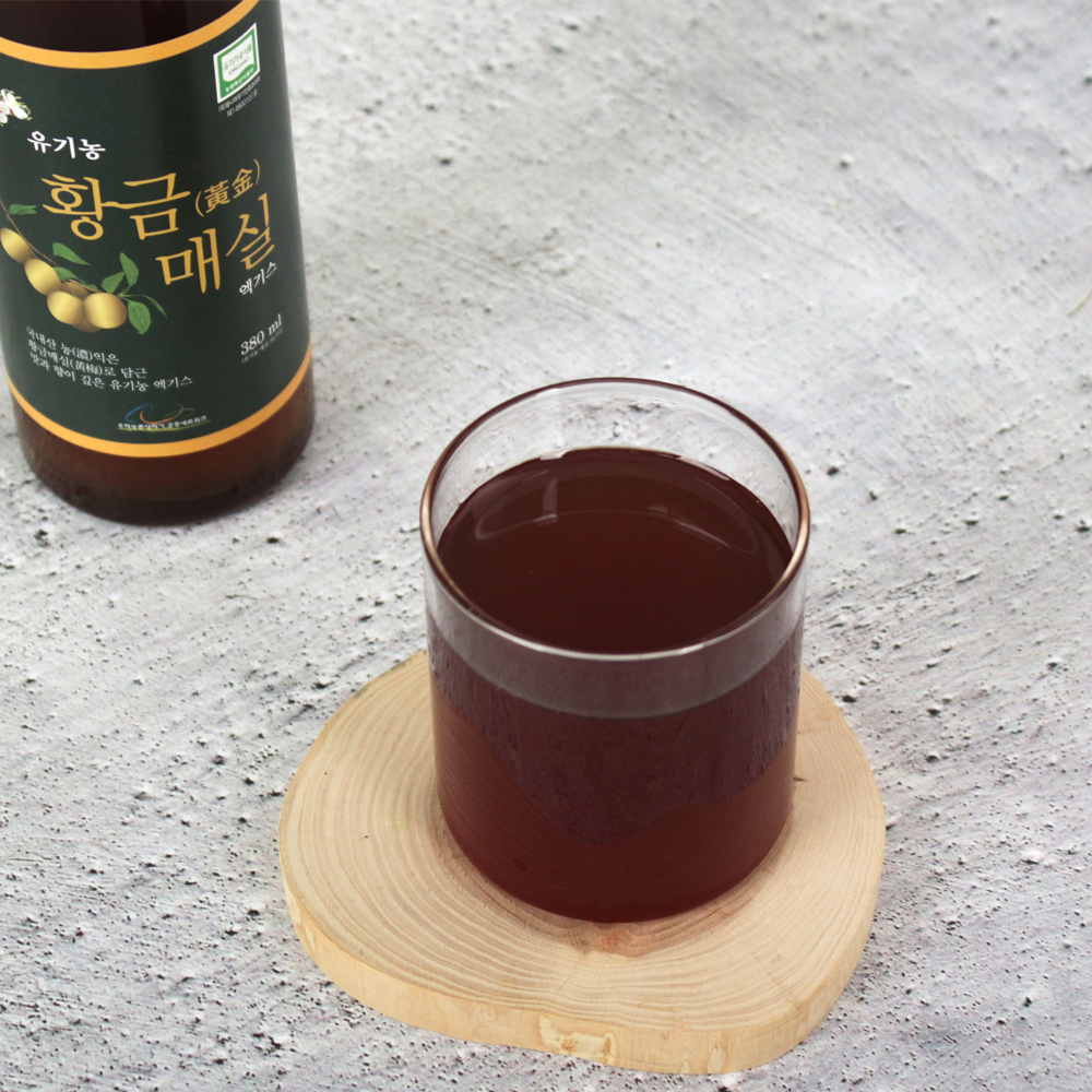 우리농촌 유기농 황금 매실 청 액기스 380ml 이미지 3