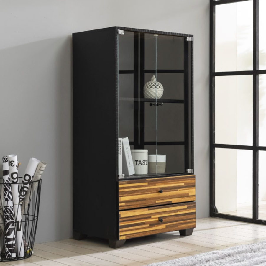 서랍 장식장 상패 진열장 유리 도어 수납장 고급 인테리어 장식장