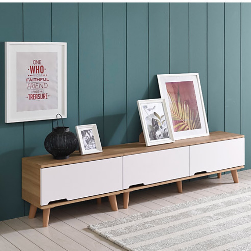 고급 거실장 1800 유럽풍 모던 우드 티브 원룸 안방 TV장 미니 tv 다이