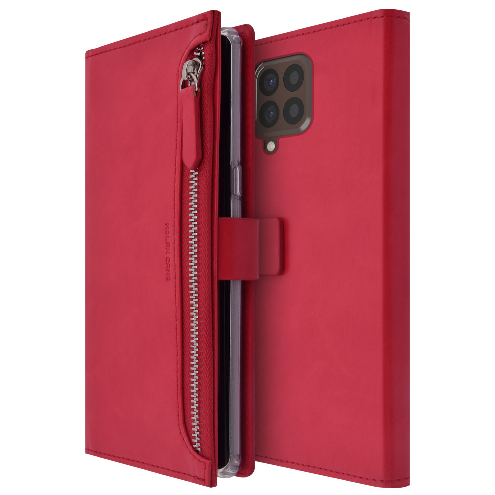 갤럭시 점프2 M33 5G 지갑형 다이어리 케이스 핑크 - 상세 이미지 5