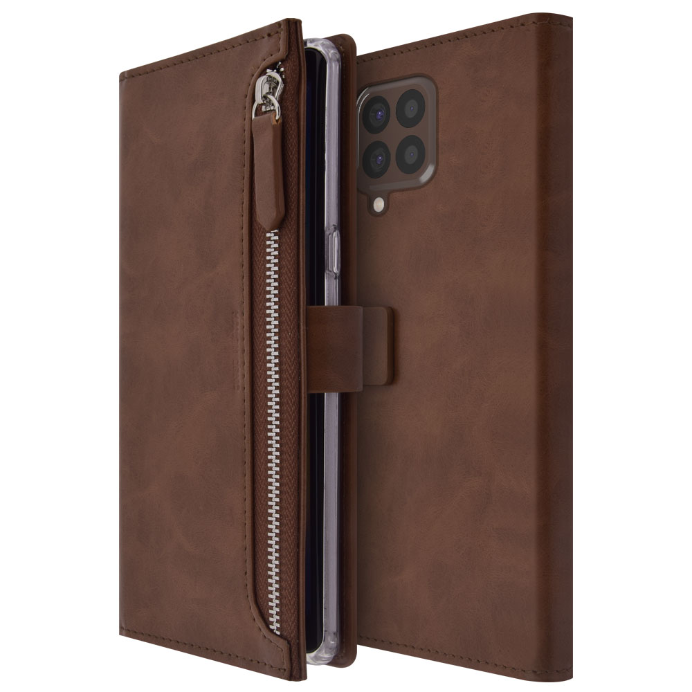 갤럭시 점프2 M33 5G 지갑형 다이어리 케이스 핑크 - 상세 이미지 2