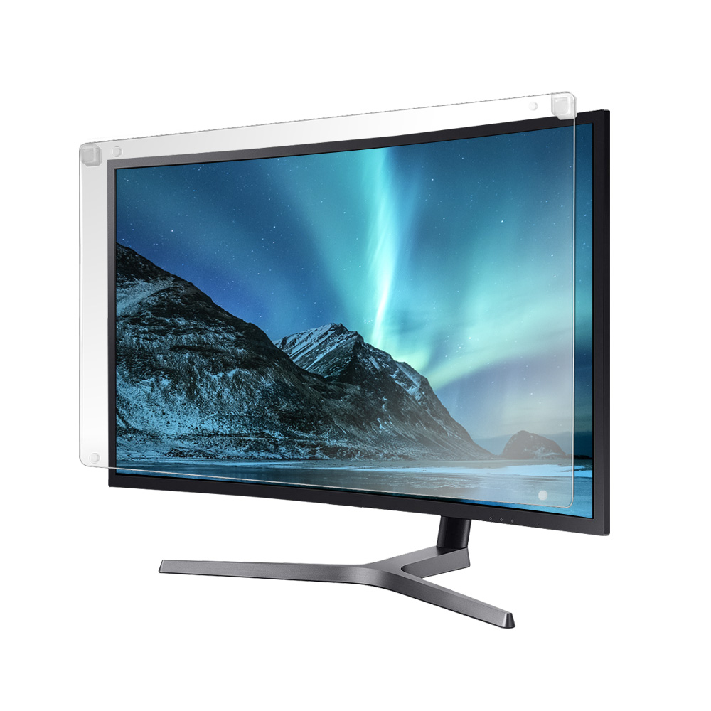 세이퍼라이트 클립형 모니터 블루라이트차단 필터 시력보호 필름 눈보호 화면보호기 SPLC24 - 상품 이미지