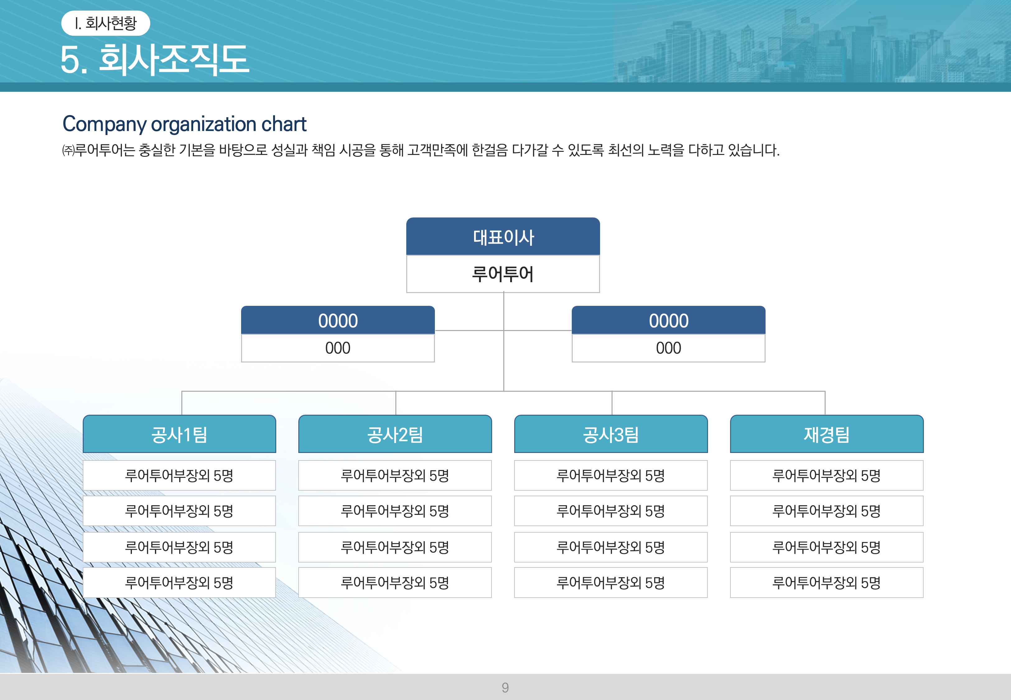 583 (가로 형태) 공사 지명원 제작 PPT 템플릿 깔끔한 지명원 건설 파워포인트 템플릿 - 상세 이미지 5