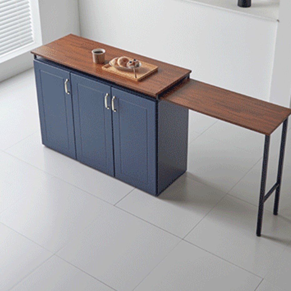 아이랜드 식탁 홈 카페 테이블 슬라이딩 식탁 베이킹 작업대 1200