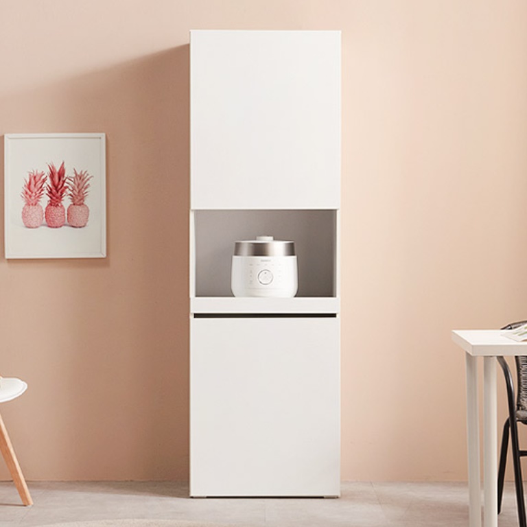 전자렌지 키 큰 장 600 광파 오븐장 전기 밥솥 수납장