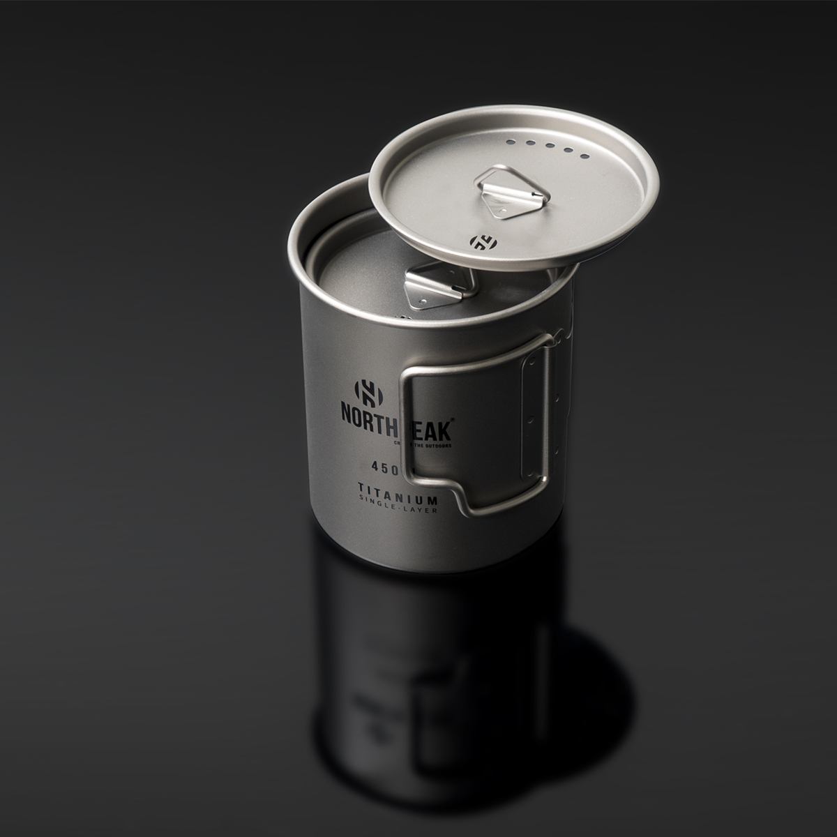 노스피크 티타늄 머그 싱글 레이어 머그컵 300ml - 상품 이미지