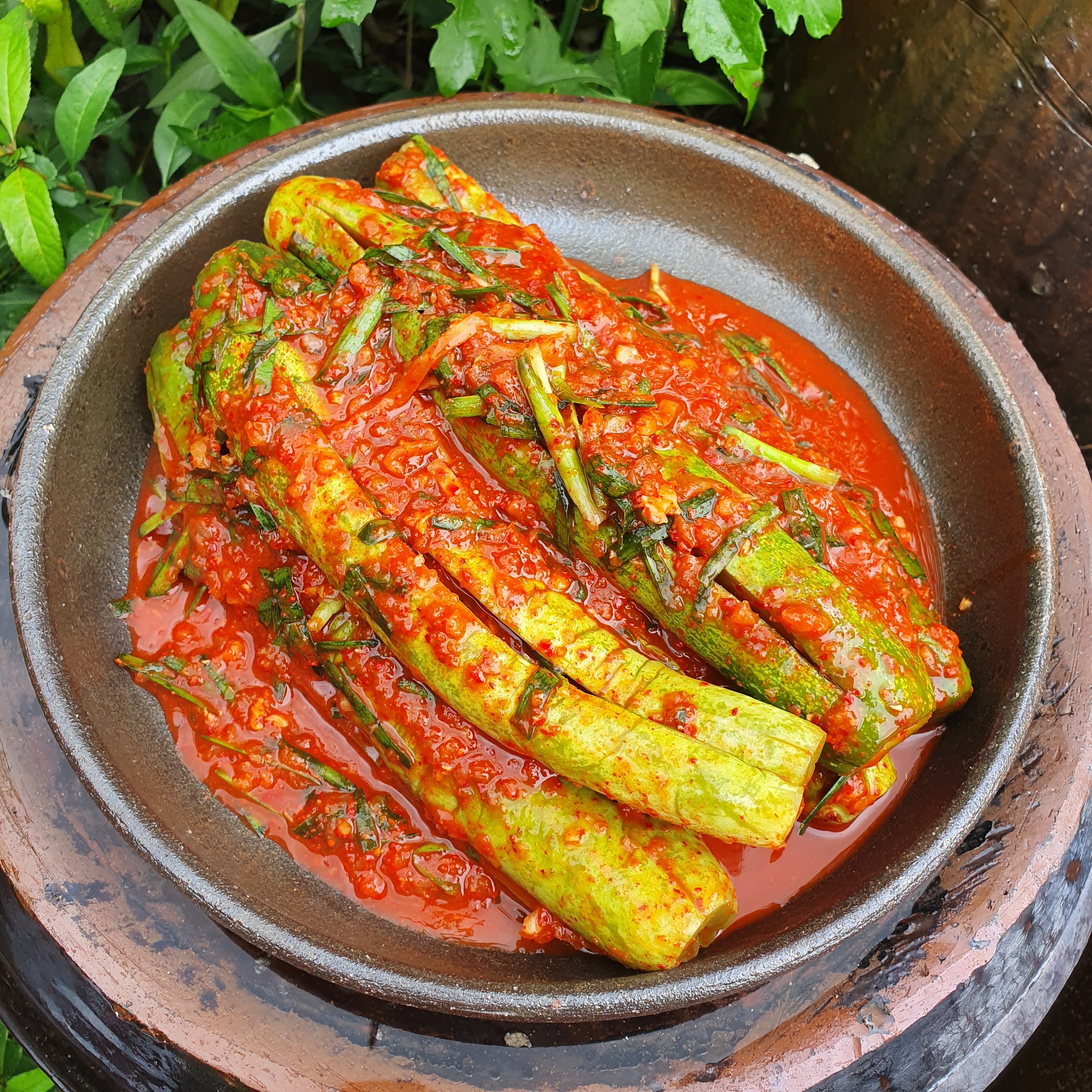 호랑이김치 오이소박이 부추 김치 1kg 이미지 7