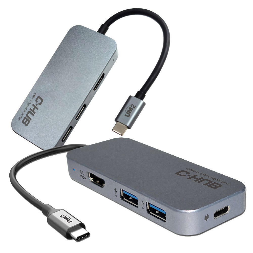 UM2 USB3.0 C타입 멀티허브 4in1 맥북 노트북 썬더볼트 UMHUB-4in1