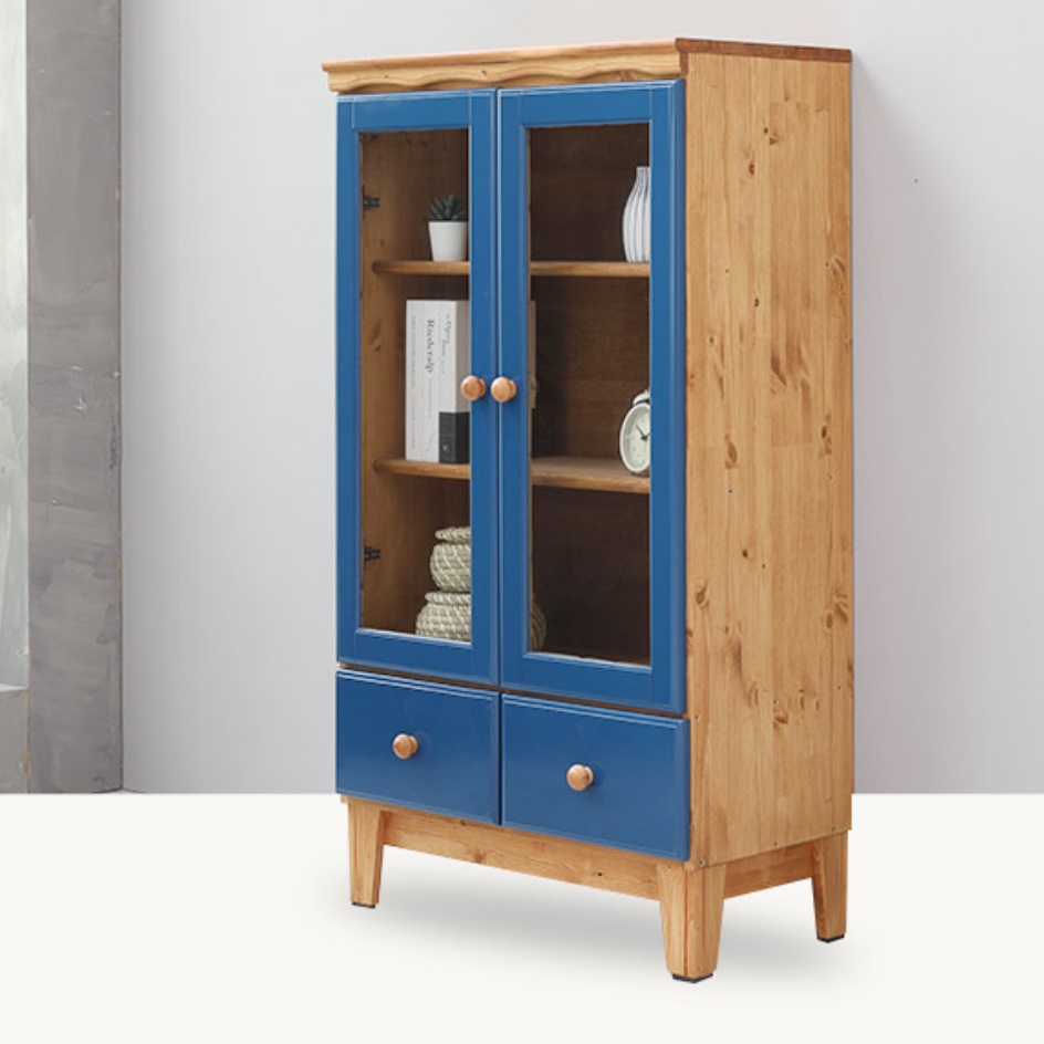 원목 유리 장식장 엔틱 양주 위스키 술 찻잔 인테리어 진열장