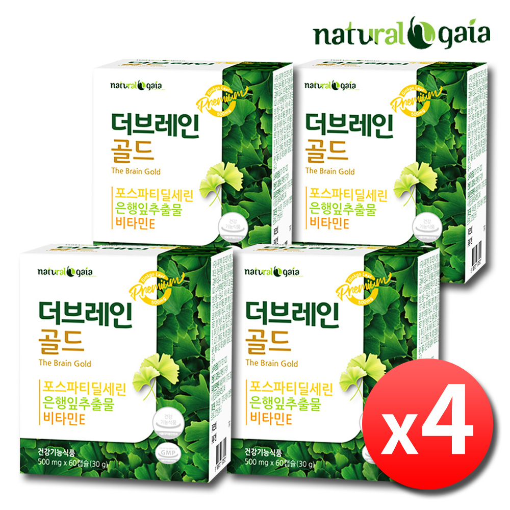 포스파티딜세린 징코 두뇌 기억력 뇌 포스타딜세린 영양제 4박스 제품 이미지
