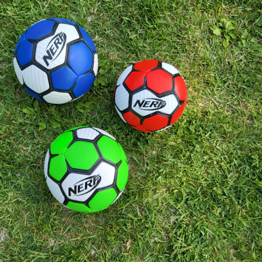 너프 주니어 축구공 3호 4호 5호 블루 레드 그린 어린이 유아 야외 실내 미니 축구공 이미지 8