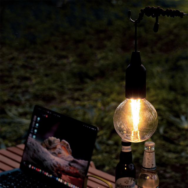 KOOLMAN(쿨맨) 걸이식 감성전구 캠핑랜턴 (건전지형)