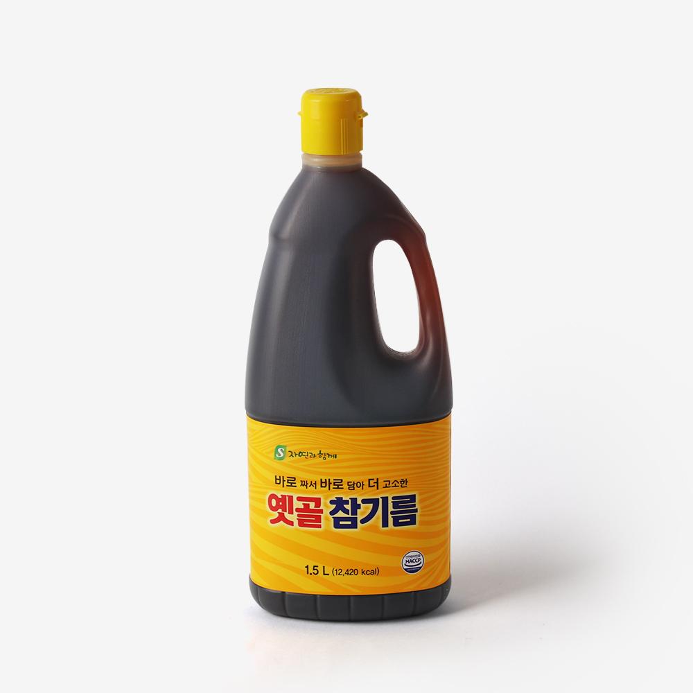 옛골 참기름 오뚜기 제유 1.5kg x 6개 업소용 식당 : YDS 영동유통시스템