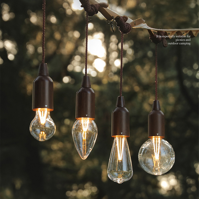 KOOLMAN(쿨맨) 걸이식 감성전구 캠핑랜턴 (건전지형)