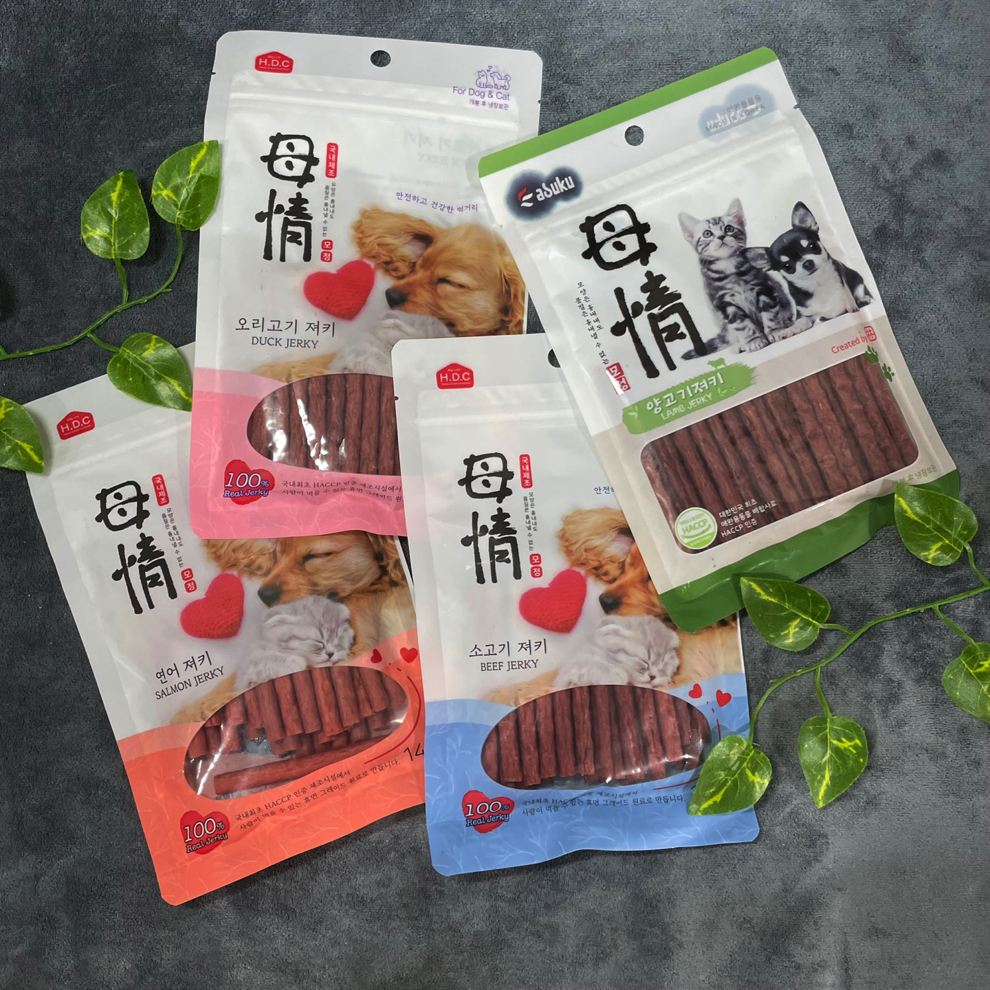 아스쿠 모정 강아지 고양이 져키 간식 소고기, 140g, 1개 - 상세 이미지 3