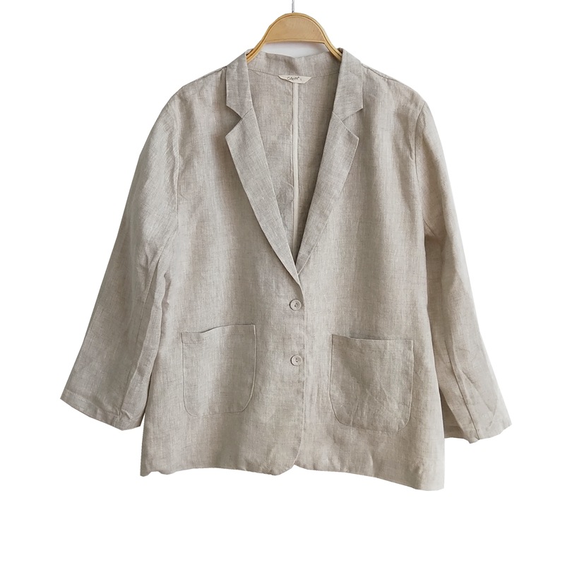 린넨자켓 봄 가을 마자켓 66사이즈