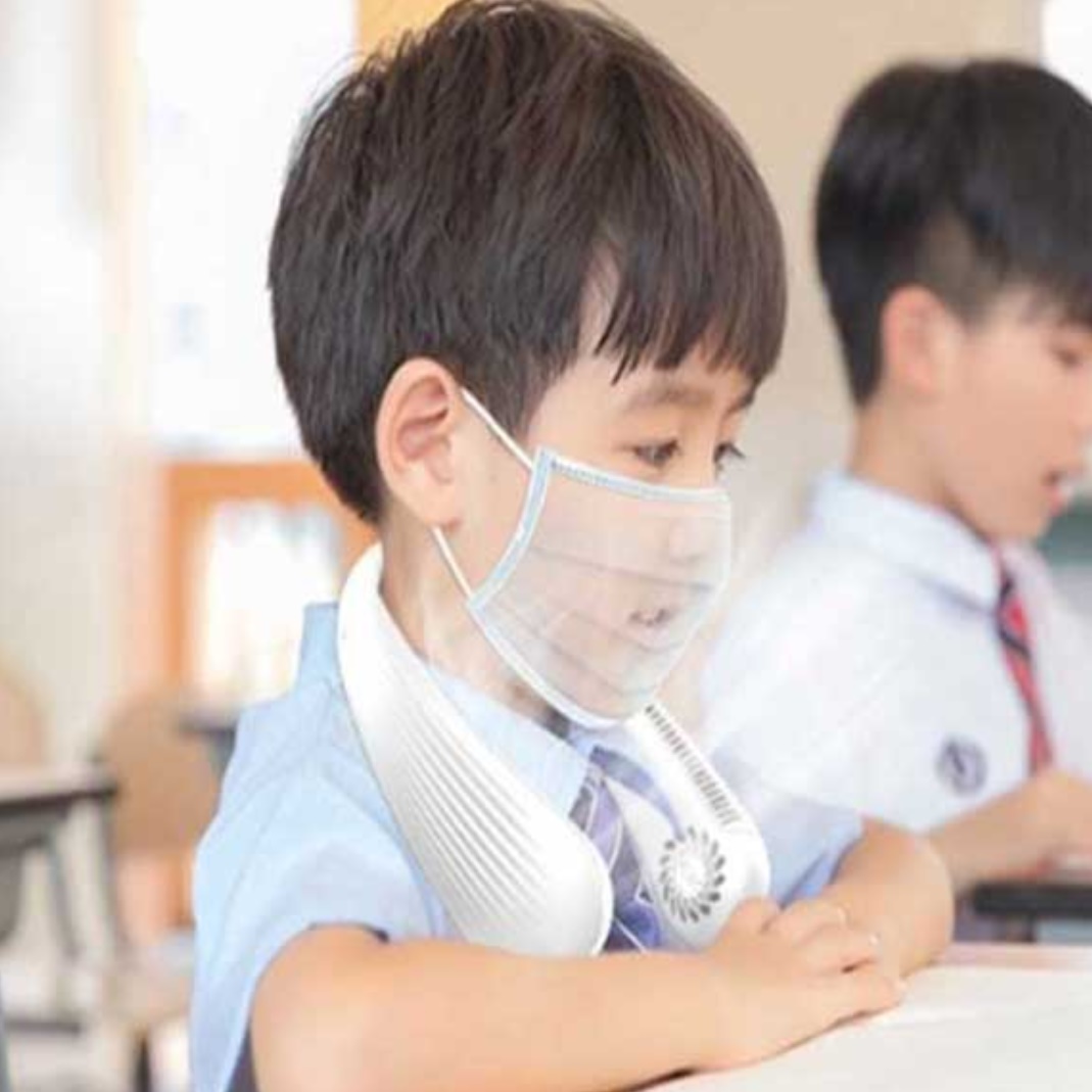 목에거는선풍기 어린이선풍기 목덜미 선풍기 날개없는넥풍기