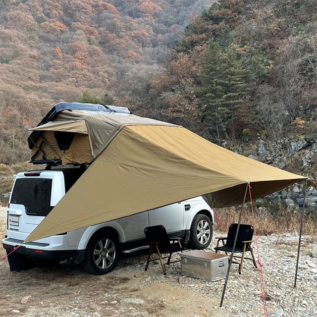 아베나키 에볼루션 하드탑텐트 전용 캔버스 어닝 - 상품 이미지