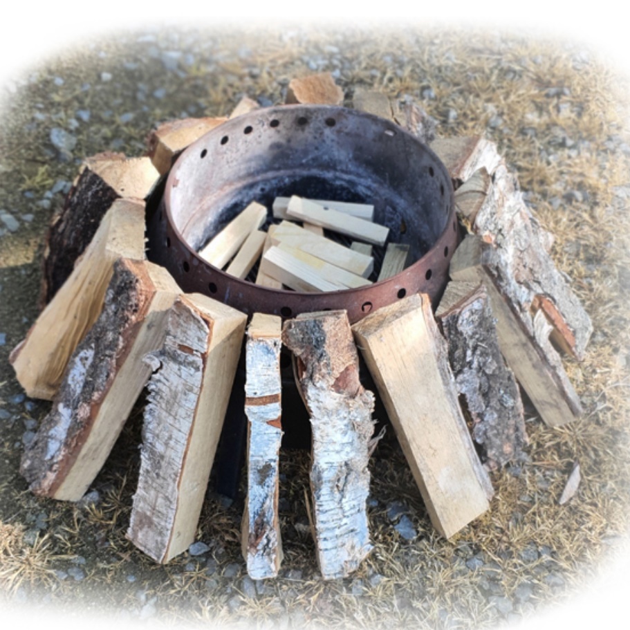 마른 자작 나무 장작 화목 장작 난로용 캠핑용 장작 10kg