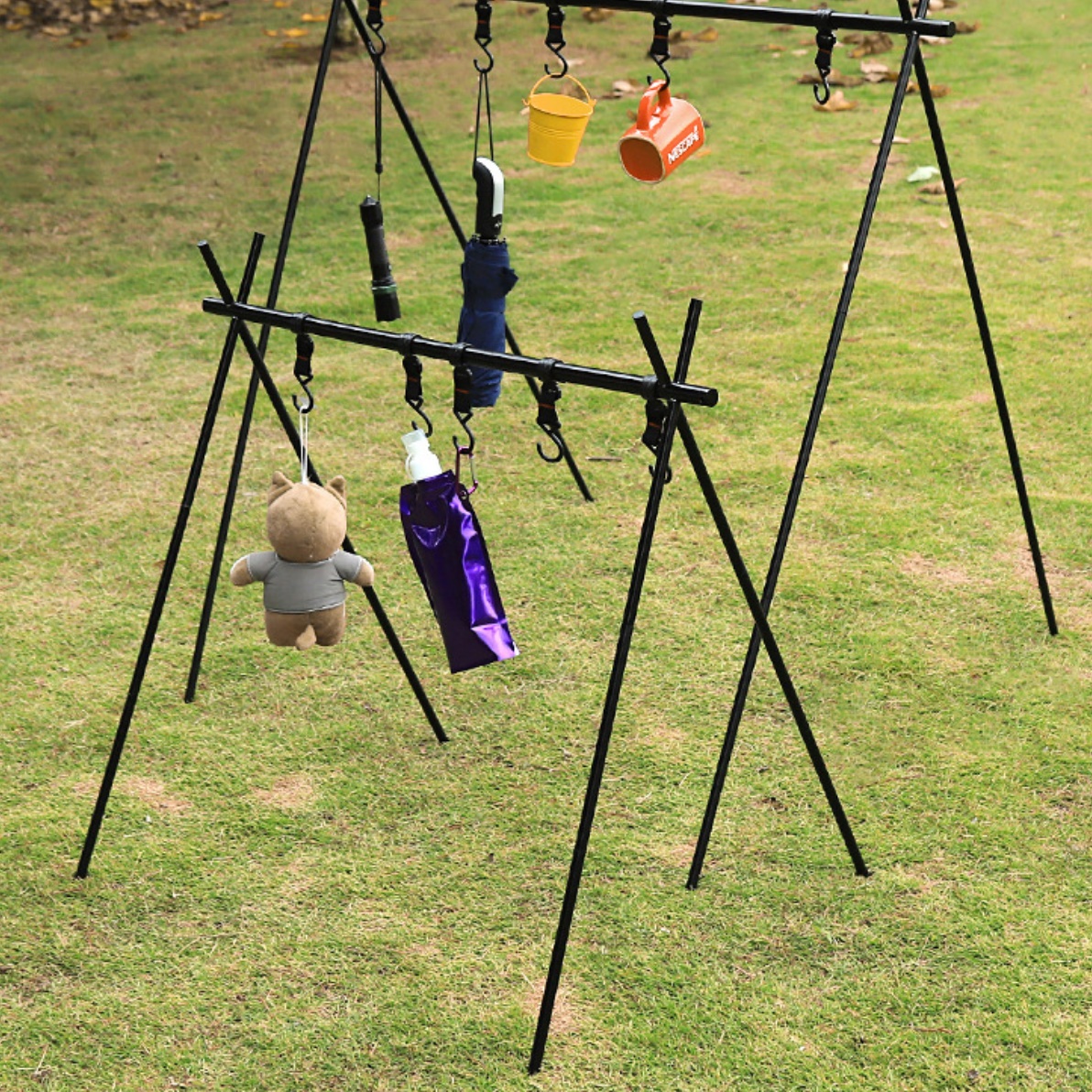 감성 캠핑 준비물 캠핑용 인디언 행어 소형 캠핑 식기 걸이