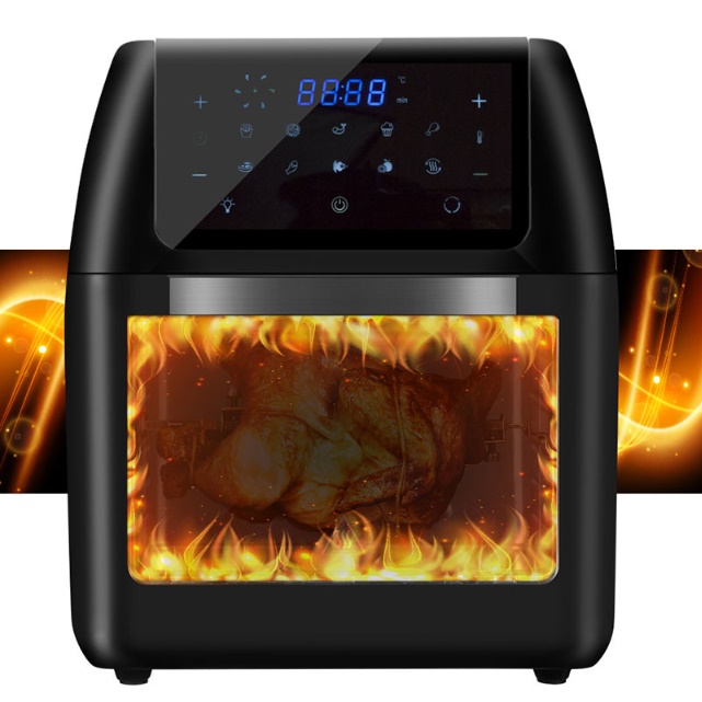 12리터 대용량 에어프라이기 가정용 에어 프라이어기 보이는 에어프라이어