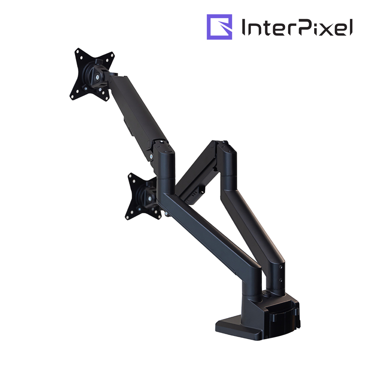 인터픽셀 IPA-DB1 듀얼 모니터암 메탈 거치대 가스 스프링 효율적인 공간 활용 - 상세 이미지 5