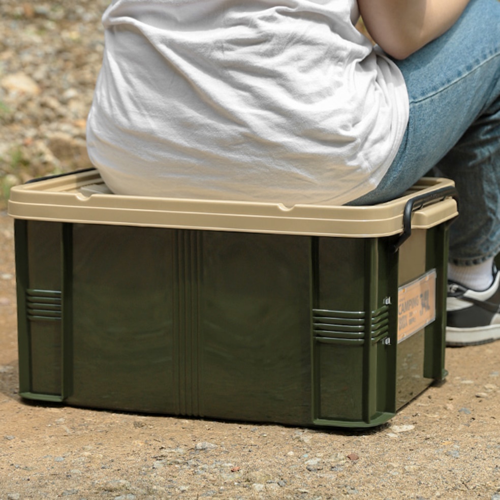 캠핑 정리함 캠핑용 박스 미니 카고 박스 폴딩 박스 테이블