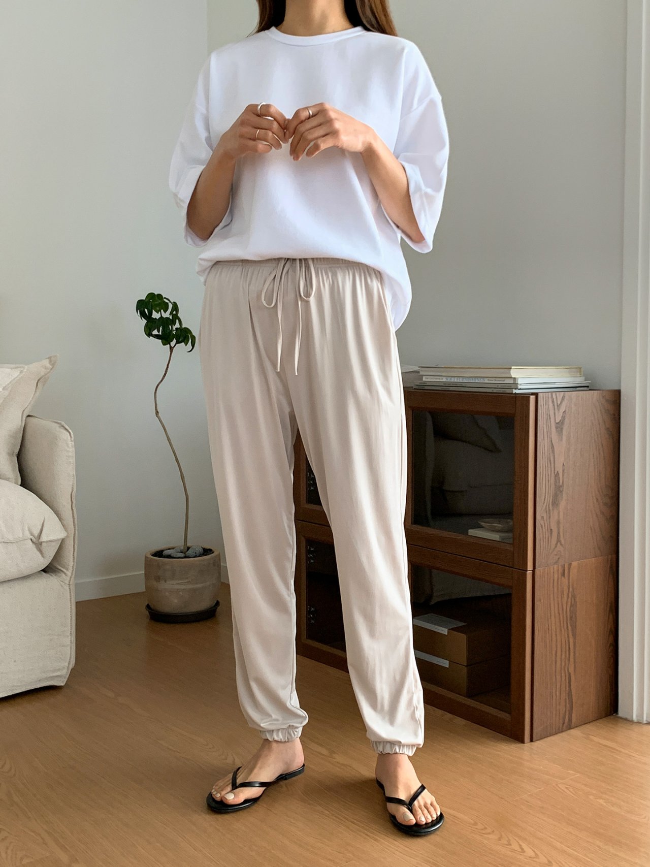 남자냉장고조거팬츠 아이스조거팬츠 몸빼바지 - 상세 이미지 5