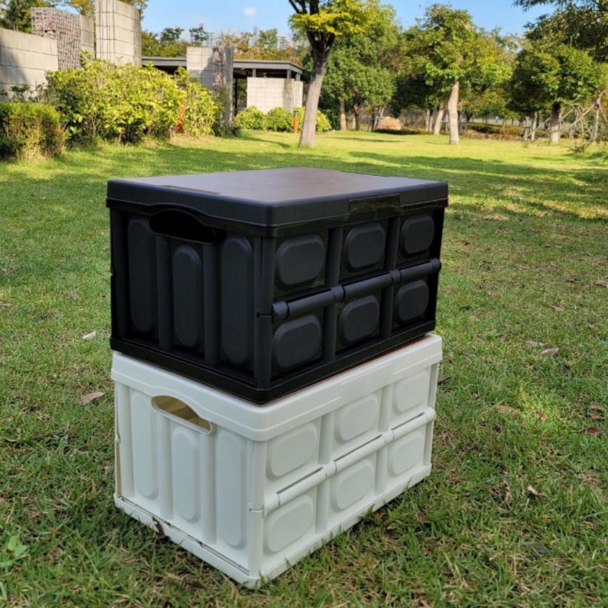 캠핑용 폴딩박스 우드 상판 캠핑 박스 테이블 캠핑 정리함