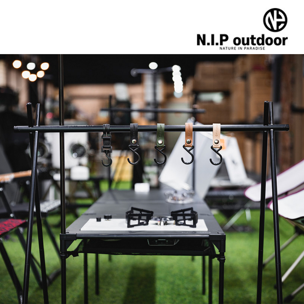 [호환] N.I.P 가죽후크 고리 스트랩 4P세트 인디언행어 호환가능