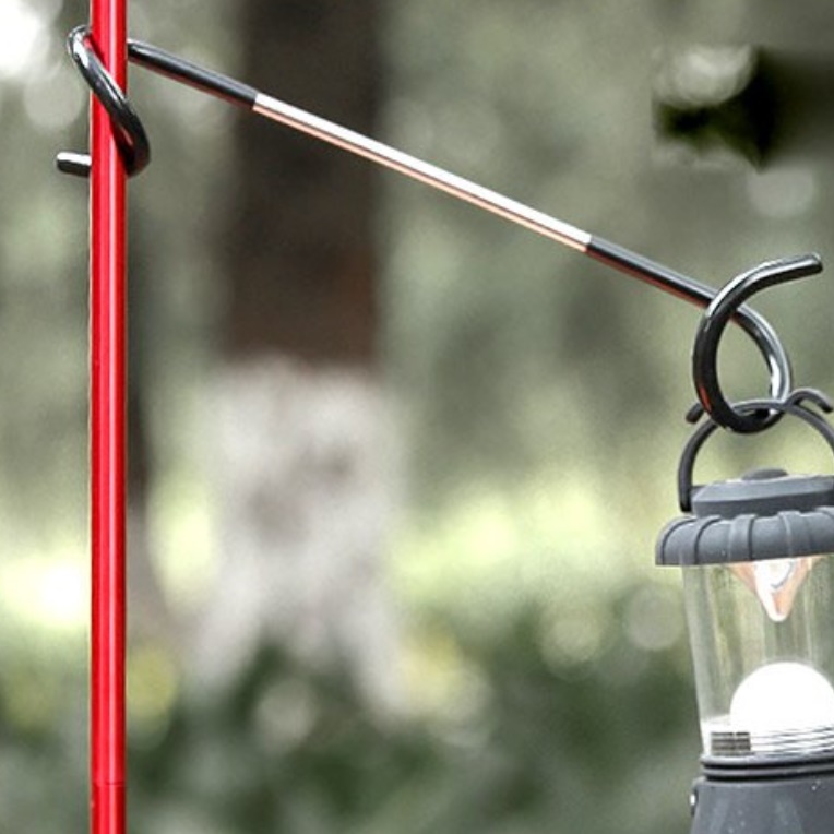캠핑용 조명 거치대 행어용품 캠핑 폴대 랜턴걸이