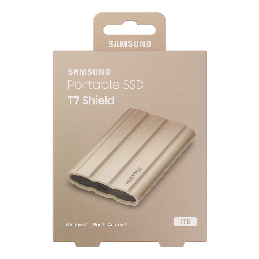 삼성전자 삼성 포터블 외장 SSD T7 Shield 데이터 복구 서비스 1TB, 베이지 상품 이미지 6