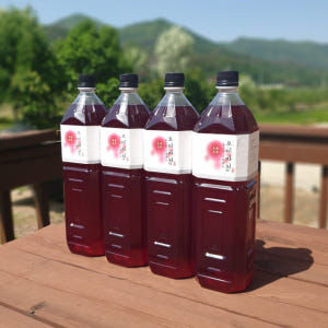 문경 오미자청 원액 엑기스 1.5L 4병 맛있게 먹은 솔직 후기 - 상품 이미지 1
