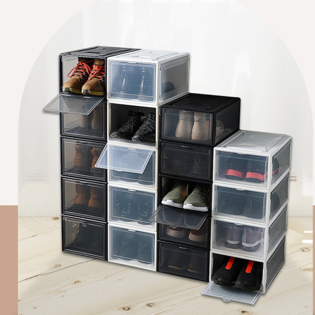 신발 서랍장 운동화 보관함 플라스틱 신발 수납함 아크릴 신발장 소형