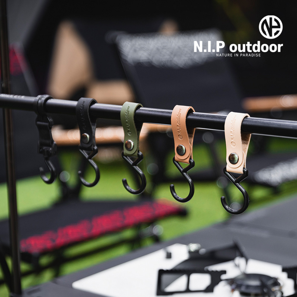 [호환] N.I.P 가죽후크 고리 스트랩 4P세트 인디언행어 호환가능