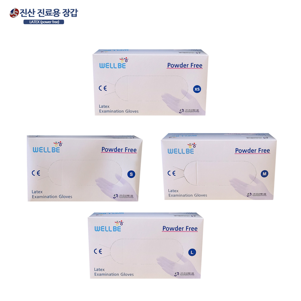 의료용라텍스장갑 수술용장갑 덴탈글러브 자주쓰는 안찢어지는 일회용장갑 100매 - 상세 이미지 3