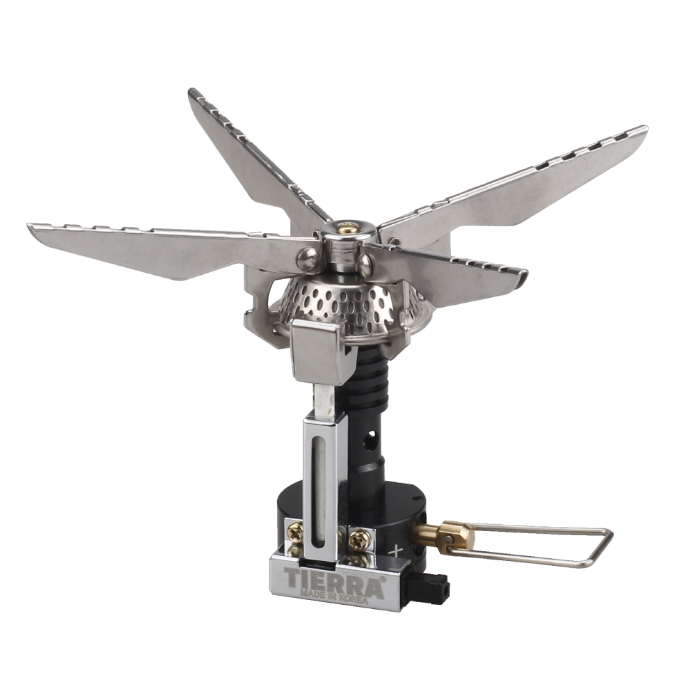 티에라 알파인 로켓 버너 TYB-0402 초경량 백패킹 버너 97g 자동점화