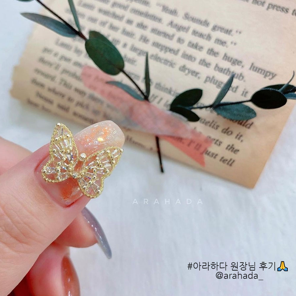 보니비 쉬폰톡톡 네일 글리터 2종 자몽톡톡 화이트오로라톡톡 - 상세 이미지 3