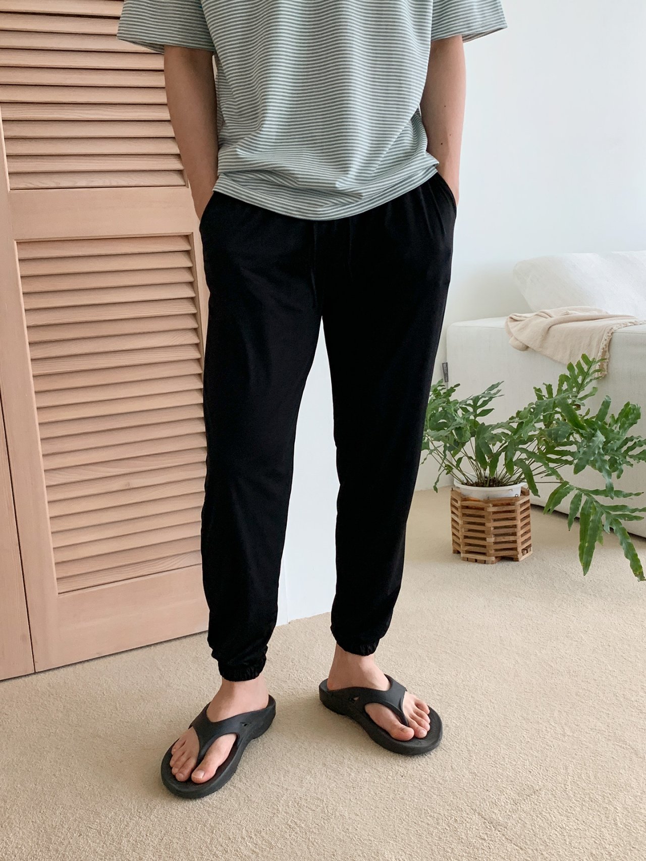 남자냉장고조거팬츠 아이스조거팬츠 몸빼바지 - 상세 이미지 4