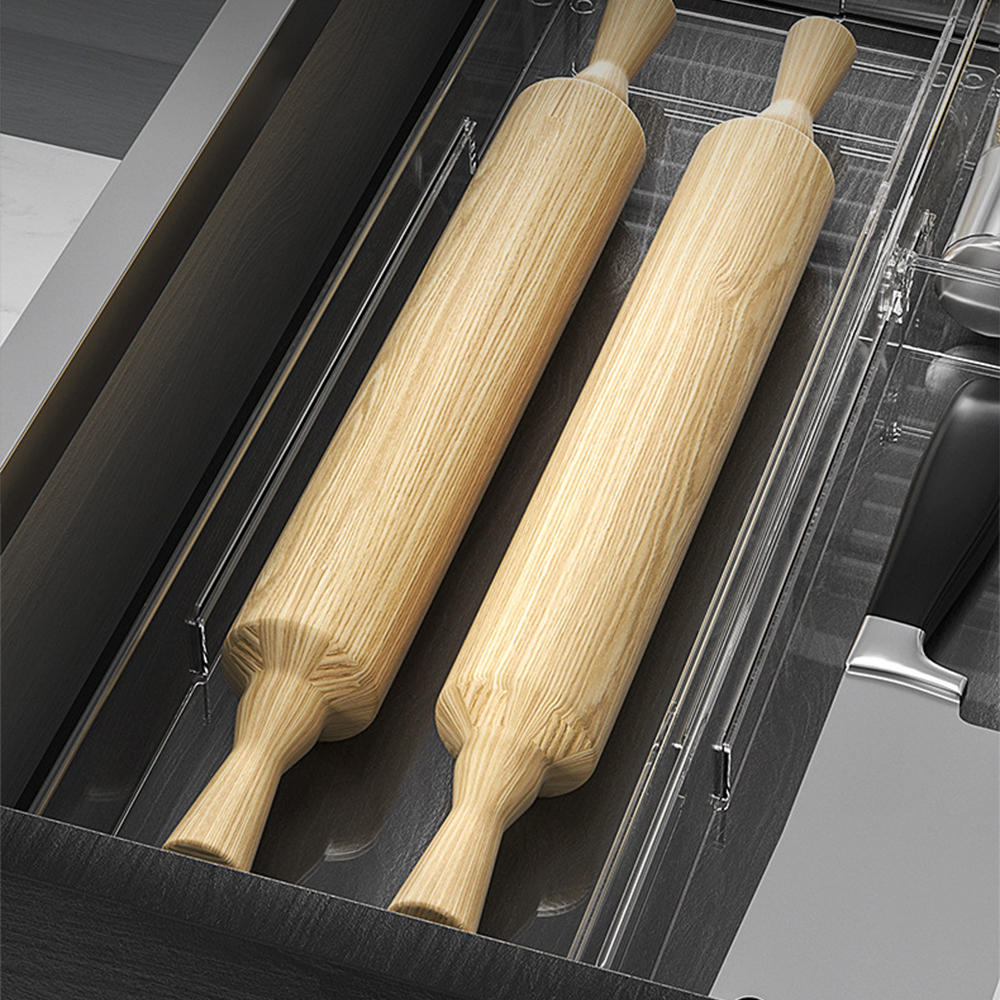 모듈 싱크대 수저정리함 서랍 수저보관함 숟가락통 조리도구통 10X41X5.2cm