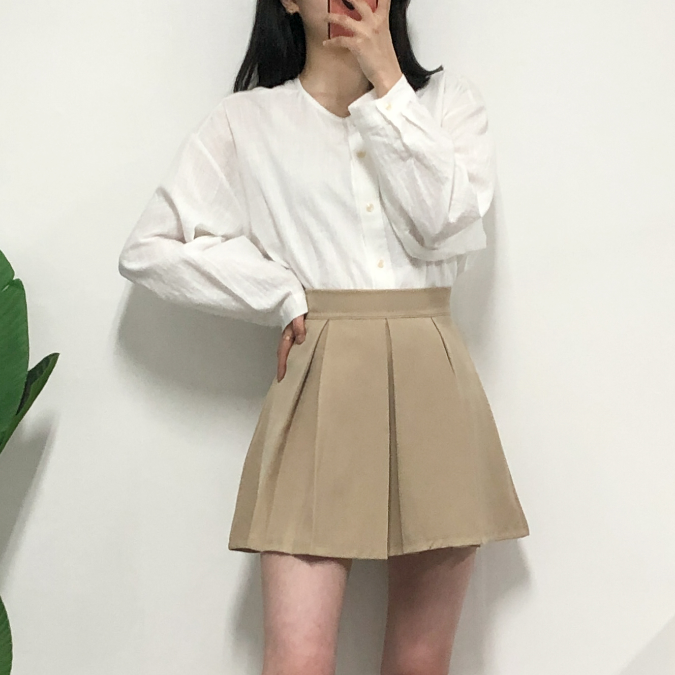 소브 노카라 내추럴핏 버튼 셔츠 이미지 6