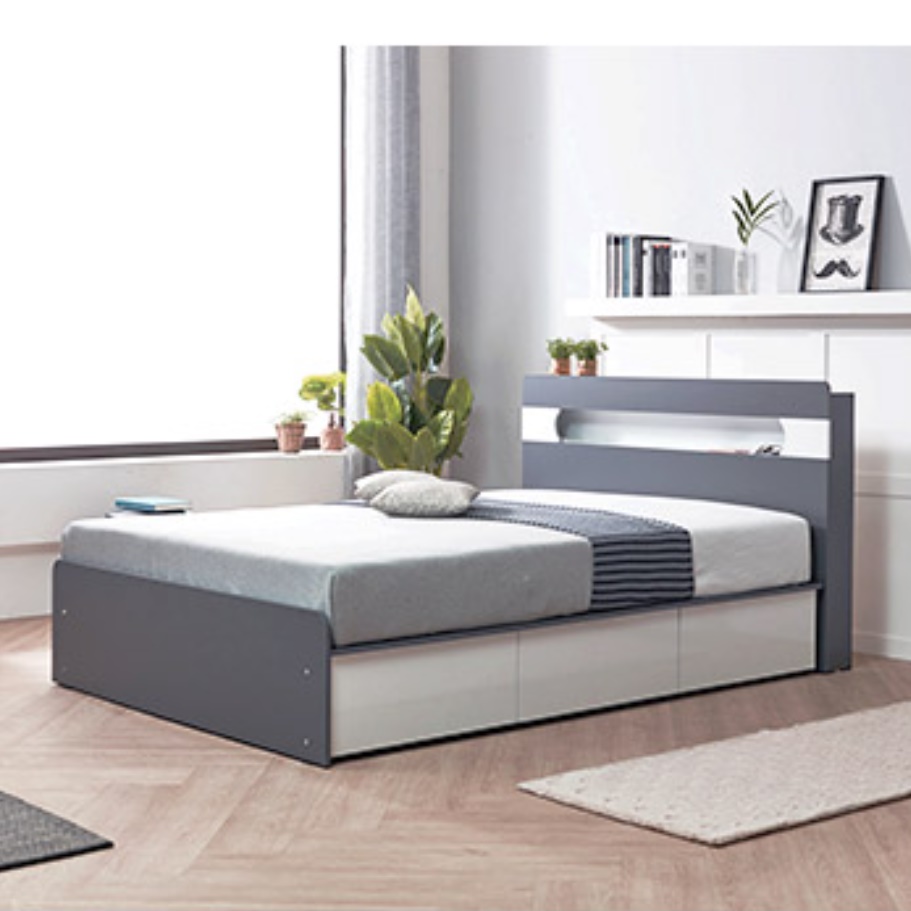 서랍형침대프레임 고등학생 아이방 저상형 수납 침대