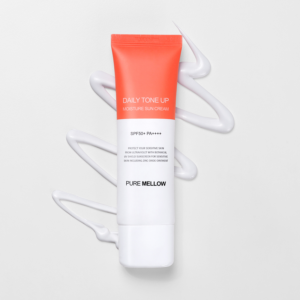 퓨어멜로우 눈시림없는 무기자차 톤업 선크림 50ml (SPF50+ PA++++) 저자극 워터프루프 선크림 - 상세 이미지 3