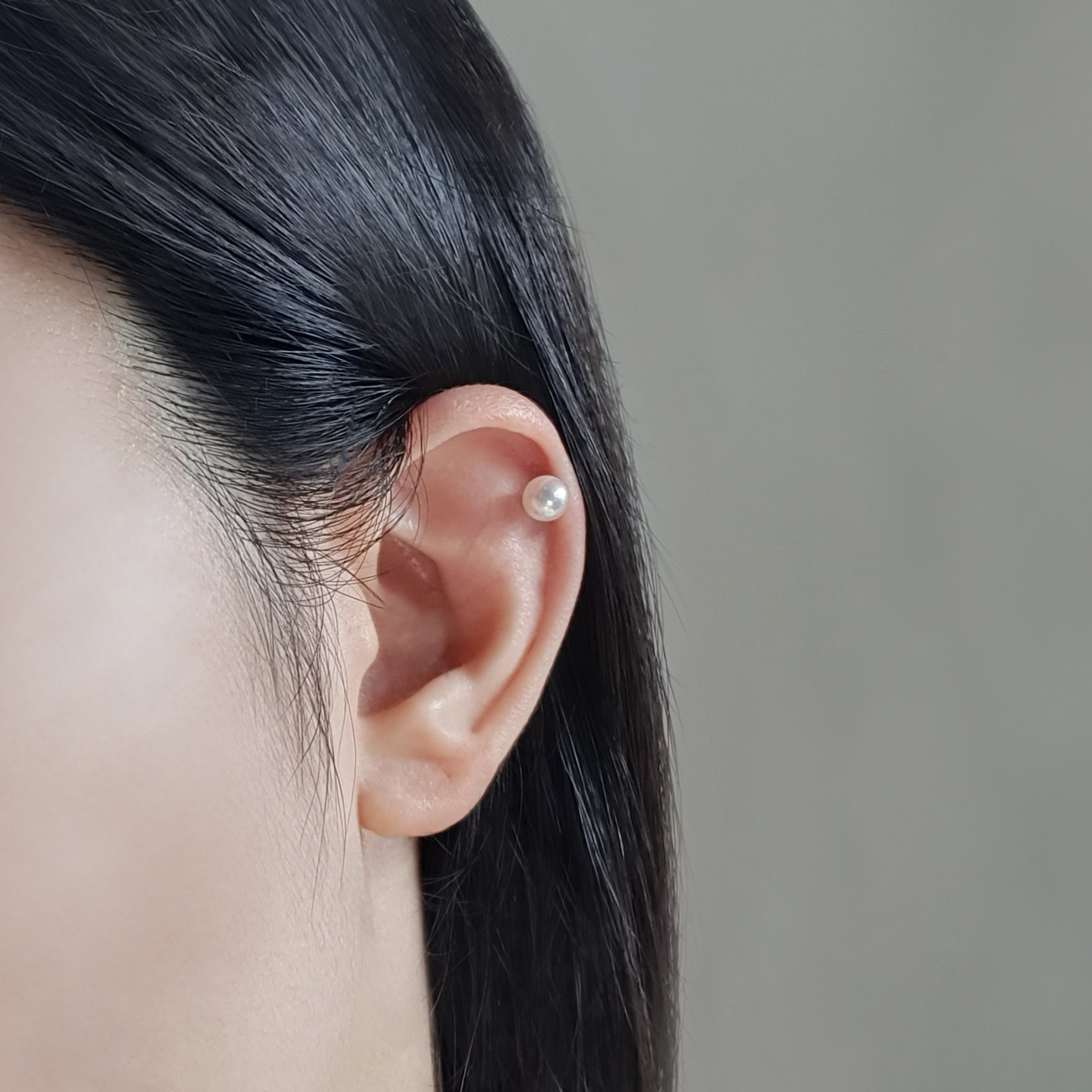 에비뉴다이아몬드 14K 18K 아코야 해수 진주 피어싱