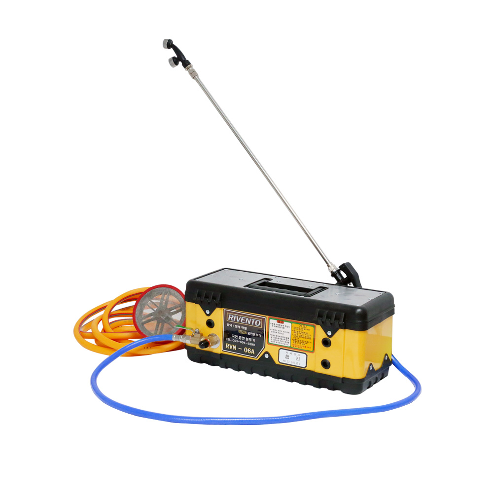 국산 리벤토 휴대용 충전분무기 RVN-06A 공구함분무기 자흡 기능 분당 6L 토출