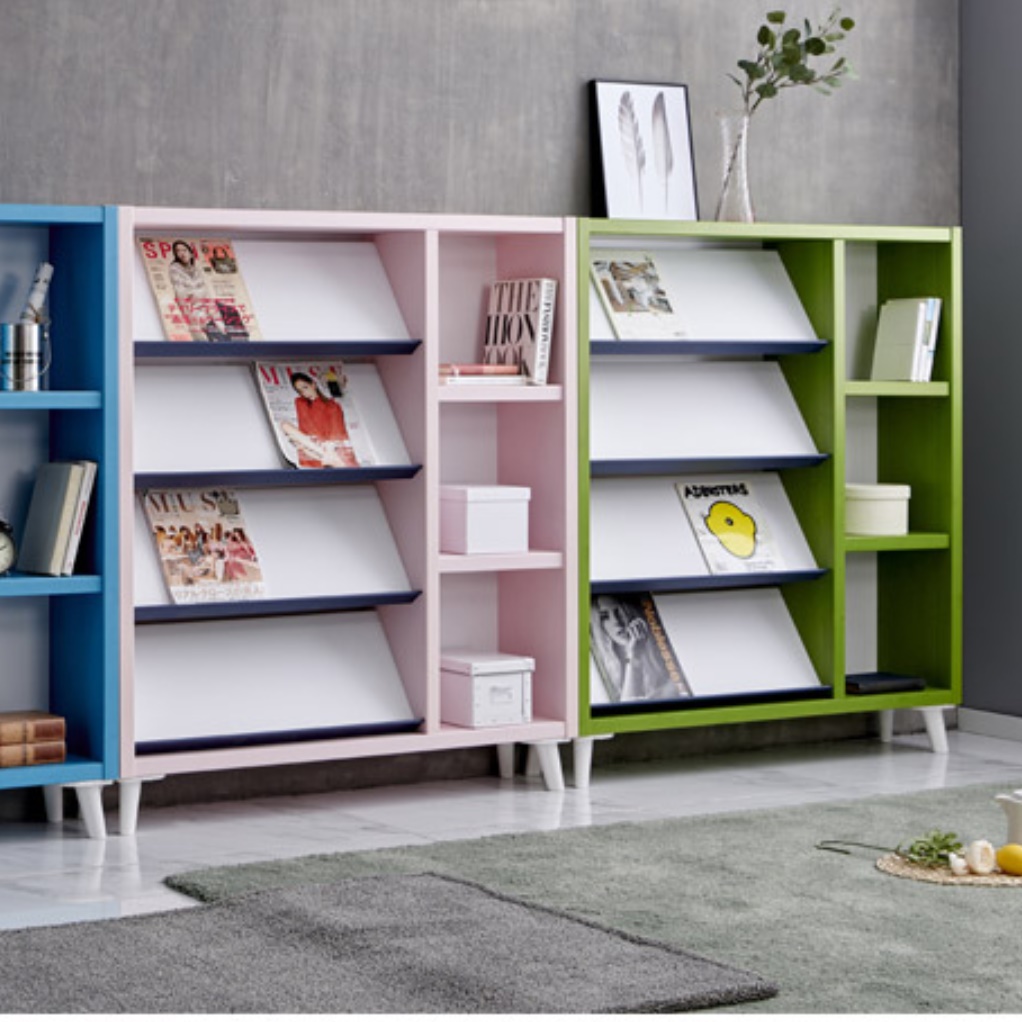 거실 벽 책장 전면 책장 가로형 1200 공간분리 가벽 책장