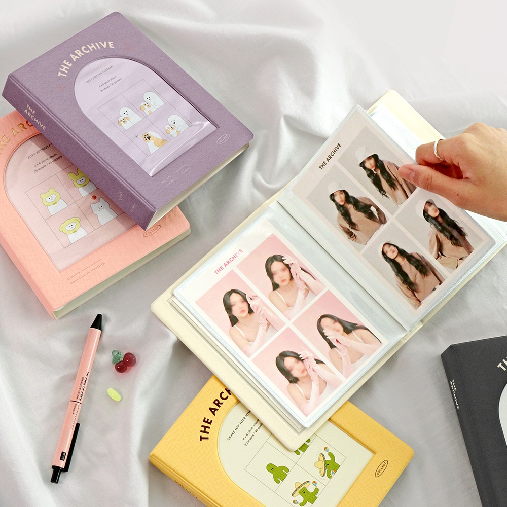 아카이브 4x6 넓은 네컷 사진첩 네컷 사진 앨범 4컷 포토북 - 상세 이미지 5