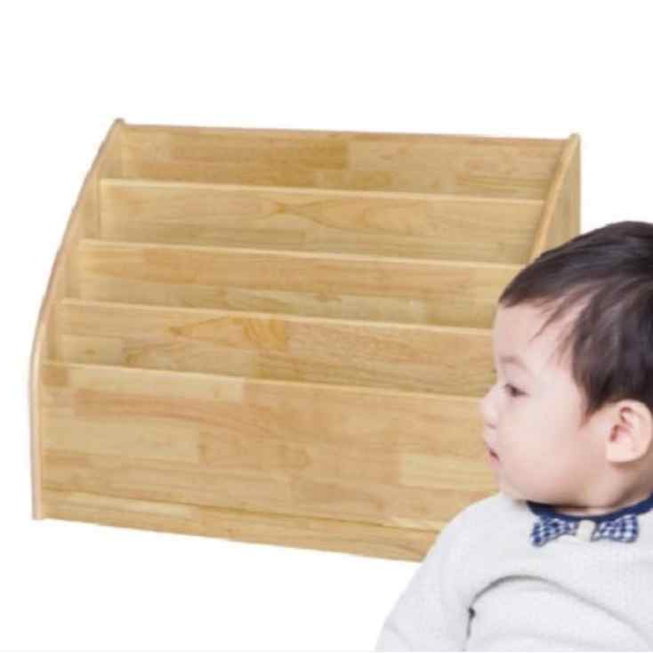 아기방가구 아이 아기 전면책장 어린이 원목 책장 - 상품 이미지