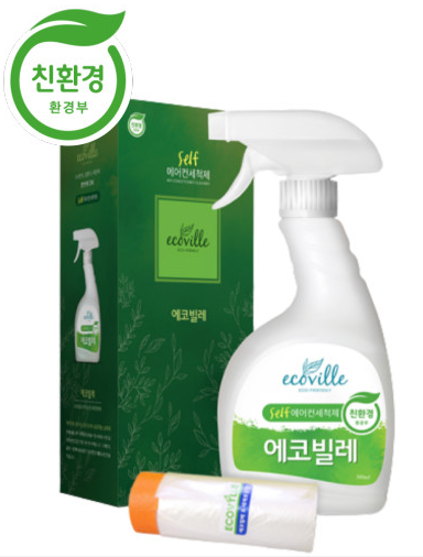 에코빌레 친환경 셀프 에어컨 세척제 500ml 이미지 2