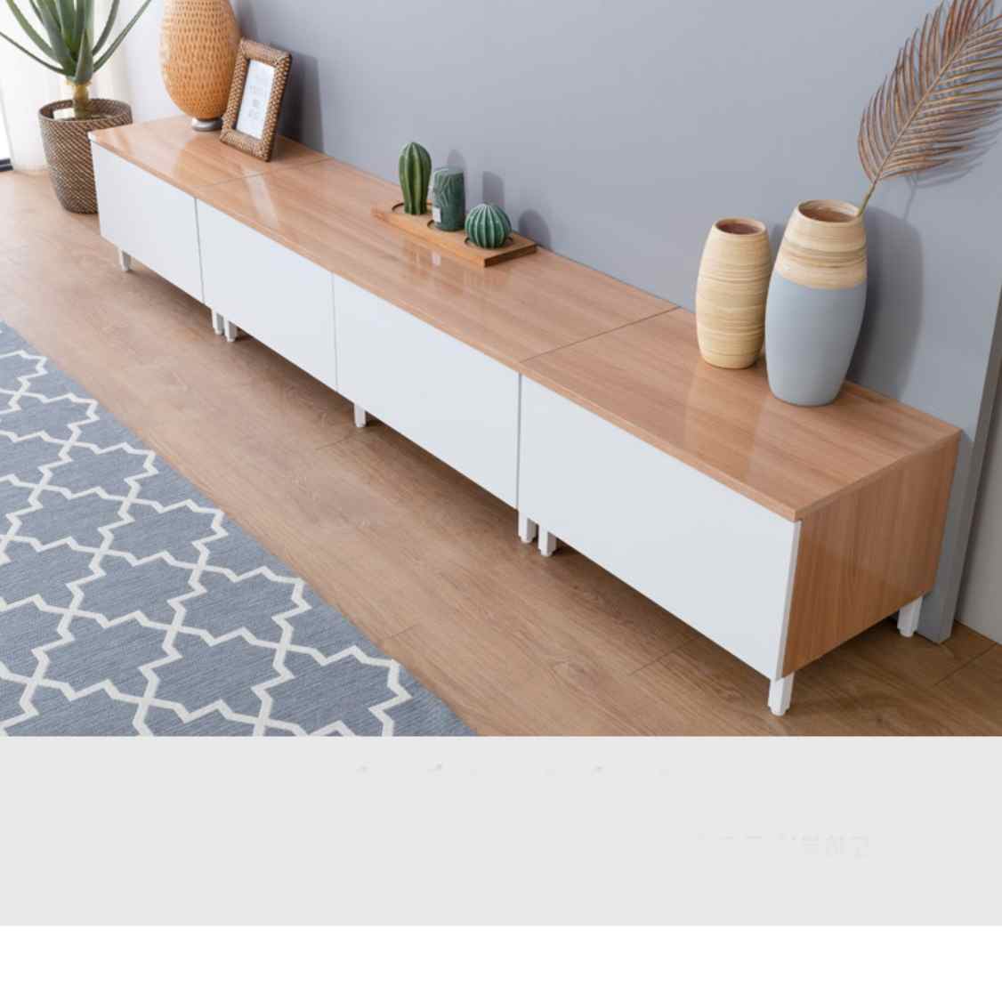 75인치 티비장 티비 서랍장 티브 다이 화이트 엔틱 거실장